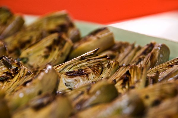 Grilled Baby Artichokes